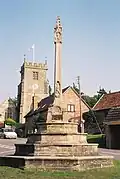 Child Okeford: cross