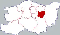 Location in Zhengzhou