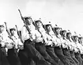 PLAN soldiers during the parade in 1959.