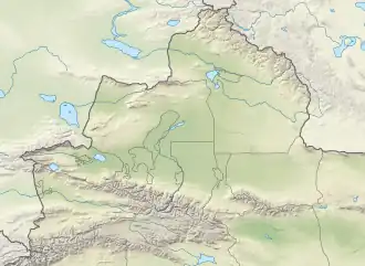 Yining County is located in Dzungaria