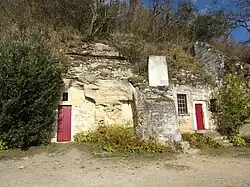Entrance to underground dwellings