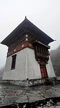 Chorten at Pele La Pass, Central Bhutan, c. March 2023