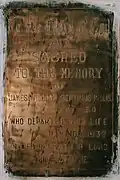 In memory of James William Septimus Inglis (not known if he was a serviceman)