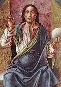 Christ Enthroned by Bartolomeo Vivarini, 1450