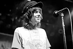 Drew during the Time Travel Tour in 2011