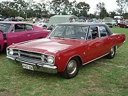 South African Chrysler Valiant VIP. This example is based on the 1968 U.S. Dodge Dart.