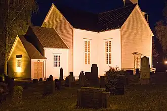 Exterior at night