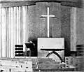 Pews and west-end altar in chapel, 1965[35]