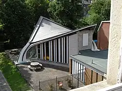 A hyperbolic paraboloid saddle roof: Church Army Chapel, Blackheath