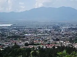 View of Guzman from a nearby mountain