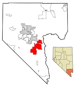 Location within Clark County
