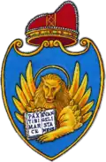 Modern-day coat of arms of the city of Venice.