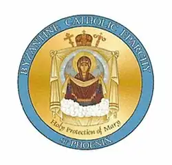 Coat of arms of the Eparchy of the Holy Protection of Mary of Phoenix