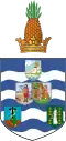 Coat of arms of the British Leeward Islands (1940–1956)