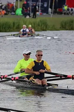 Colin Barratt at the 2025 British Rowing Masters Championships