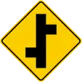 SP-18 Staggered crossroads, starting with the left
