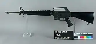Colt ArmaLite AR-15 Model 02 without magazine and new 1 in 12-inch (300&nbsp;mm) rifling twist rate, made in 1964