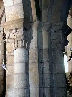 Capitals in the Romanesque Church of Rates