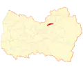 Map of the Olivar commune in O'Higgins Region
