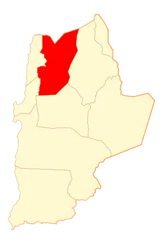Map of María Elena in Antofagasta Region