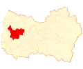 Map of Marchigüe commune in O'Higgins Region