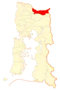 Location of Puyehue communes in Los Lagos Region