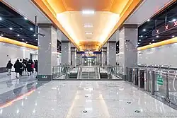 Line 16 concourse (December 2022)