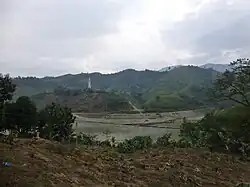 The confluence of the Red River and the Lonbao River (龙保河) is the northernmost point of Bát Xát District