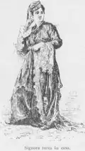 Turkish woman at home