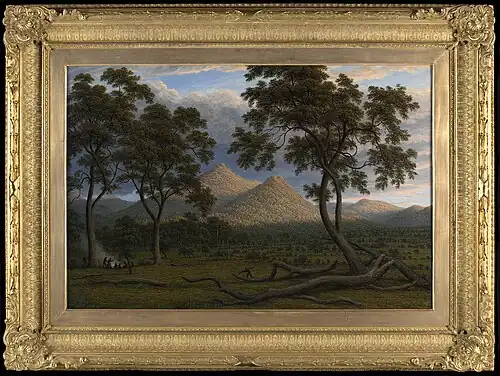 Constitution Hill at Sunset, 1840, State Library Victoria H31203