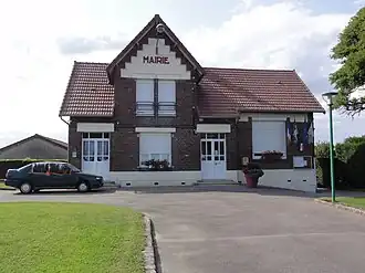 The town hall of Contescourt