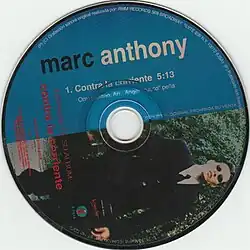 CD single of "Contra la Corriente"