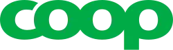 Logo of the Coop grocery stores in Sweden