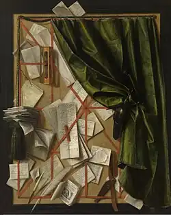 Cornelis Norbertus Gysbrechts (c. 1660–1683), Trompe-l'œil (c. 1680), Los Angeles County Museum of Art