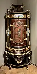 Émile Reiber, Grohé Brothers, Eugène Capy, Antoine Tard, and Christofle & Cie, corner cabinet, 1874–1878