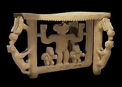 Ceremonial metate; 1500 BCE-1400; height: 56&nbsp;cm (221⁄16 in.), width: 94.4&nbsp;cm (373⁄16 in.), depth: 78&nbsp;cm (3011⁄16 in.); Walters Art Museum (Baltimore, USA)