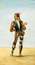 "Costume of the 13th Century (No. 2)" by Mary Solari