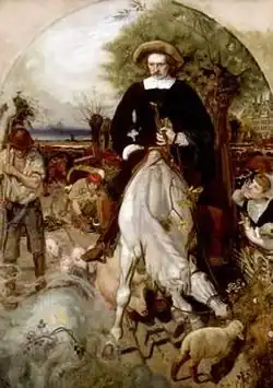 Ford Madox Brown , Cromwell on his Farm , 1874