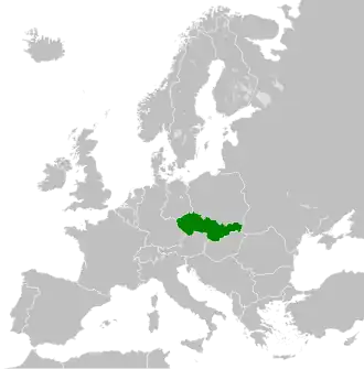 The Czechoslovak Socialist Republic in 1989