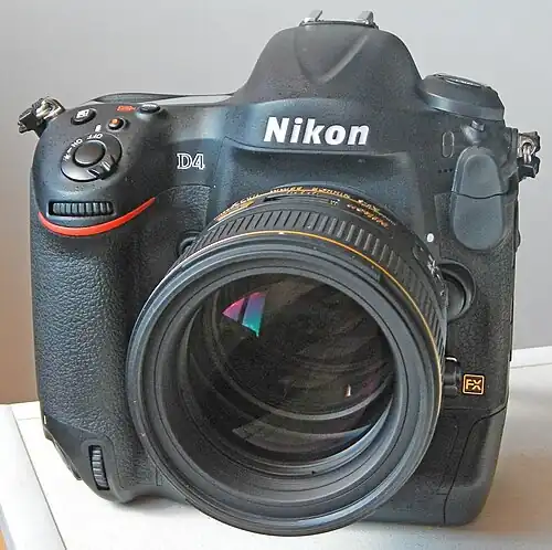 Modern (2014) autofocus single lens reflex camera - Nikon D4