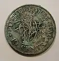 Danish West Indies Virgin Islands Christian IX 1878 10 Cents.