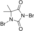 Skeletal formula of DBDMH