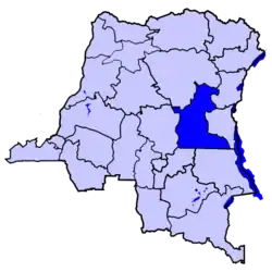 Location of Maniema District