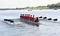 Rowers in an eight