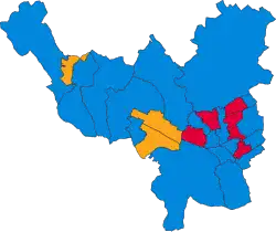 2003 results map
