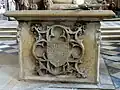 Arms of Antoine de Chabannes on his tomb