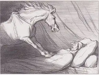 Horse Meat is Healthy and Digestible (1856), lithograph, 26,5 x 35&nbsp;cm., Albertina, Vienna