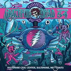 An underwater scene, featuring a crab with a lightning bolt logo on its shell