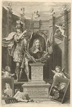 Frontispiece engraved by Jan van Troyen[2]