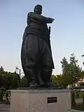 Statue of Delchev in the City Park of Skopje, given as a gift by the city of Sofia in 1946